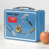 男性用の子供へ道具箱または男性用 メタルランチボックス (インサイチュ)