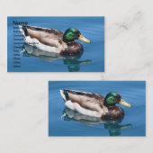 男性用アヒル名刺 名刺 (正面/裏面)