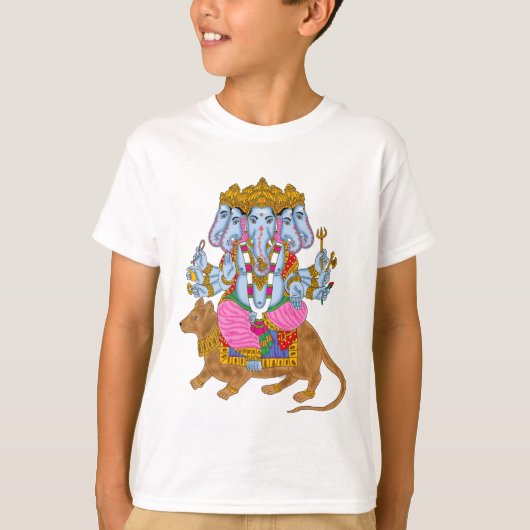 男性用ガネーシャTシャツ Tシャツ (正面)