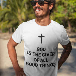男性用クリスチャンTシャツ | クロスプリントTシャツ Tシャツ
