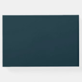 男性用クリーム結婚ブルーLGBTQ ゲストブック (裏面)