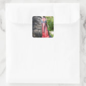 男性用トルコはがきポートレート スクエアシール (バッグ)