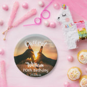 男性用ビールの70回目の応援パーティー ペーパープレート (パーティー)