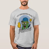 男性用ピックルボールTシャツ 退職プラン Tシャツ (正面)