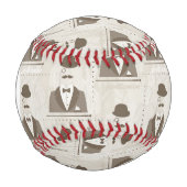 男性用レトロパターン 野球ボール (正面)