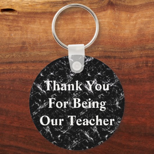 男性用先生教室の感謝 キーホルダー (正面)