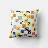 男性用及び女性用枕 クッション (裏面)