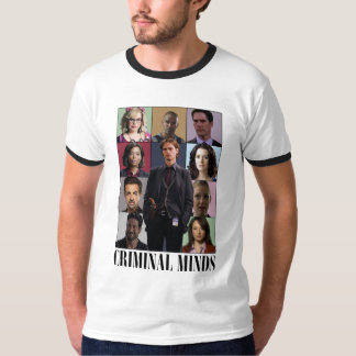男性用犯罪プロファイラーチーム グラフィックTシャツ Tシャツ