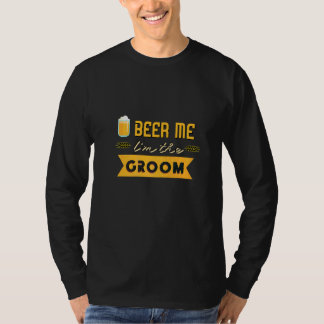 男性用 ビール 私だよ 花婿 バチェラー パーティー Tシャツ