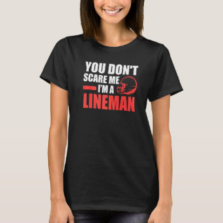男性用 ラインマンだ怖くないよ ラインマン Tシャツ