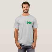 男性用 人間の知能 Tシャツ (正面フル)
