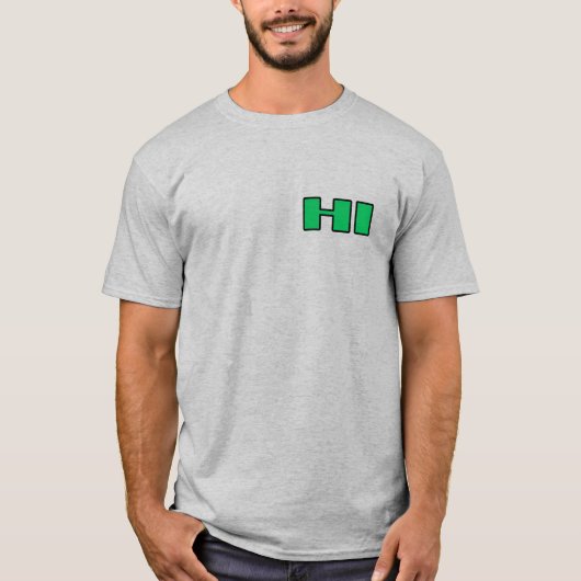 男性用 人間の知能 Tシャツ (正面)