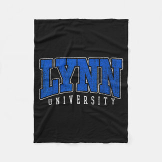 男性用LYNN工科大学アーチレトロ フリースブランケット