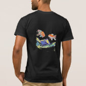 男性用Tシャツ - 山 Tシャツ (裏面)