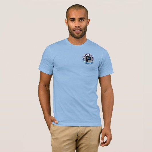 男性用Tシャツ – 引用文なし Tシャツ (正面フル)