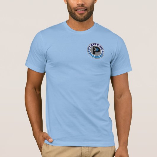 男性用Tシャツ – 引用文なし Tシャツ (正面)