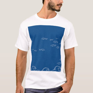 男性用Tシャツ 海洋&シート Tシャツ