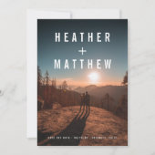 男性的なミニマル写真 セーブザデート (正面)