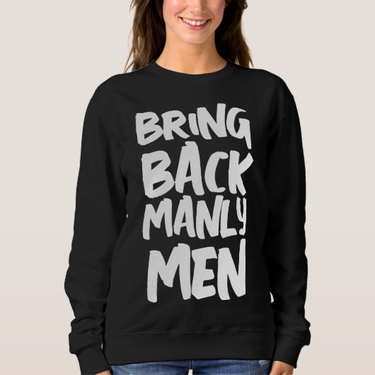 男性的な男性Tシャツを持ち帰る スウェットシャツ (正面)