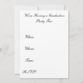 男性看護師卒業パーティー招待状2015 招待状 (裏面)