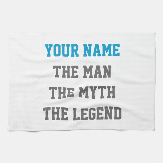 男性神話の伝説のキッチンタ男性へオル キッチンタオル (横)