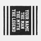 男性神話伝説のおもしろいフリースブランケット男性へ フリースブランケット (正面(横))