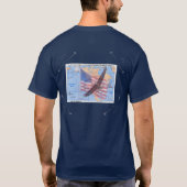 男性米国のTシャツ Tシャツ (裏面)