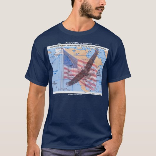 男性米国のTシャツ Tシャツ (正面)