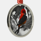 男性緋色タネガー メタルオーナメント (右)