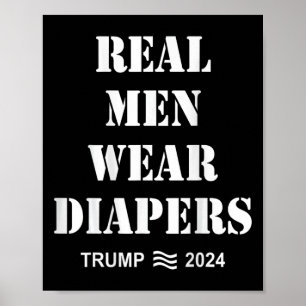 男性衣服おむつトランプ2024おもしろい男性衣服おむつ ポスター