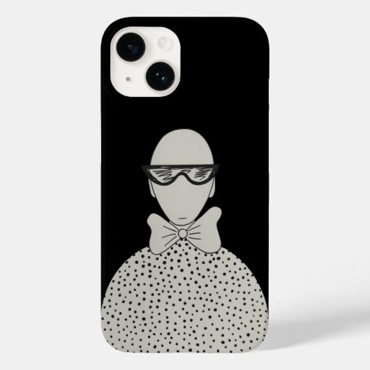 男性衣服が弓あまりにもケースメイトiPhoneケース Case-Mate iPhoneケース (裏面)