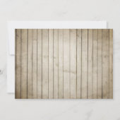 男性誕生日招待Chalkboard大人素朴 招待状 (裏面)