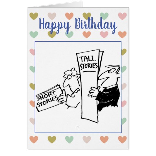 男性読の短編と長編ジョーク (正面)