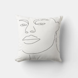 男性顔 クッション