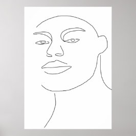 男性顔 ポスター