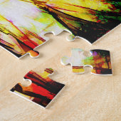 男性魚釣りとネット ジグソーパズル (側面)