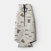 男性2のレトロパターン ボトルクーラー (裏面)