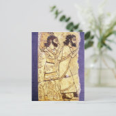 男性2人の歩く ポストカード (スタンド正面)