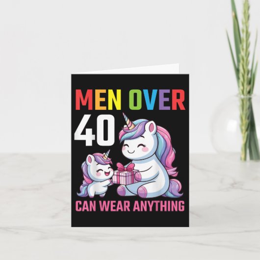 男性40歳を超えて衣服できる娘D カード (正面)