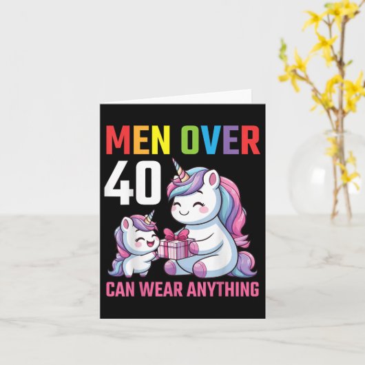 男性40歳を超えて衣服できる娘D カード (黄色い花)