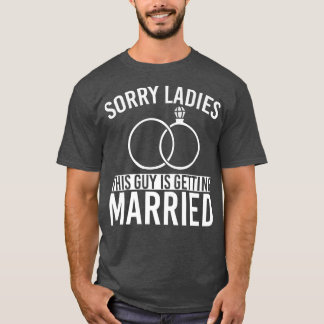 男性 すみません 女性 結婚 新郎 面白い 独身 Tシャツ