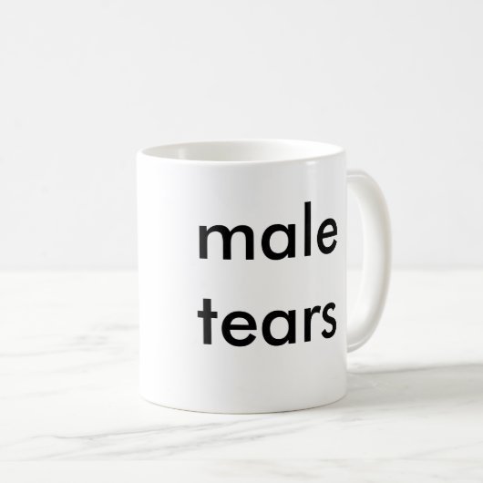 "男性"はマグを引き裂きます コーヒーマグカップ (正面右)