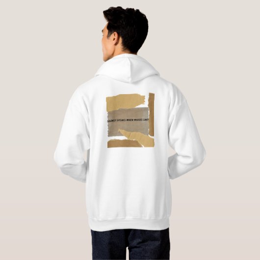 男性 パーカ (裏面フル)