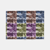 男性(ポップアート) フリースブランケット (正面(横))