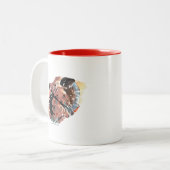 男性/女性すごい疑問に思漫画カバー#11バリアント ツートーンマグカップ (正面左)