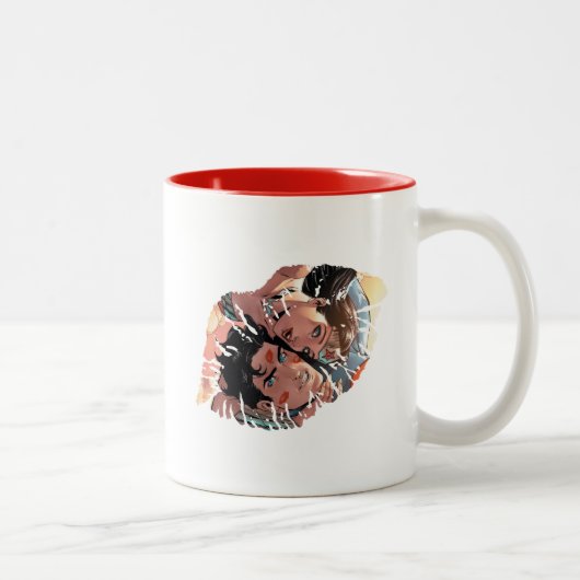 男性/女性すごい疑問に思漫画カバー#11バリアント ツートーンマグカップ (右)