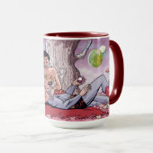 男性/女性すごい疑問に思漫画カバー#14バリアント マグカップ (正面右)