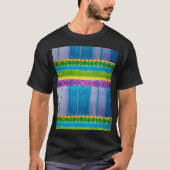 男性/女性のシャツカラフル Tシャツ (正面)