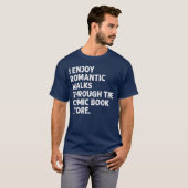 男性 女性 コミック コミックブック アート Tシャツ (正面フル)