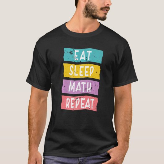 男性 女性 ファミリー 向け おもしろ 数学 教師 の 格言 Tシャツ (正面)